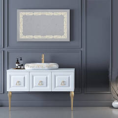 Century Gold 120 cm Banyo Dolabı Beyaz