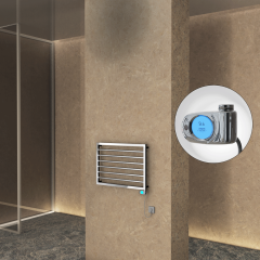 NAXOS Elektrikli Havlupan 800x578 Krom  (Musa Termostat) 300W