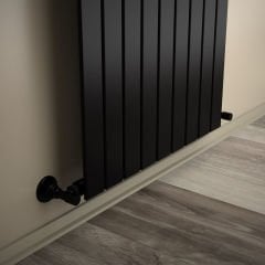 Tip 10V Dekoratif Radyatör 2200x662 Mat Siyah