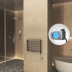 NAXOS Elektrikli Havlupan 800x578 Rose Gold Parlak (Musa Termostat) 300W