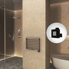 NAXOS Elektrikli Havlupan 800x578 Rose Gold Parlak (KTX1 Termostat) 300W