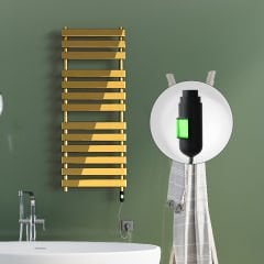 TAHITI Elektrikli Havlupan 500x950 Altın  (On/Off Düğmeli) 300W