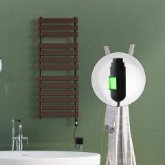TAHITI Elektrikli Havlupan 500x950 Bakır Eskitme Parlak (On/Off Düğmeli) 300W