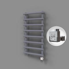 Amazon Dekoratif Elektrikli Havlupan 600x1150 Gri (KTX3 Termostat) 600W