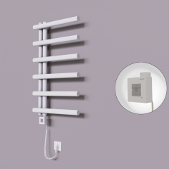 Tuna Dekoratif Elektrikli Havlupan 500x850 Beyaz (KTX1 Termostat) 300W Spiral Kablolu