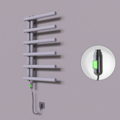 Tuna Dekoratif Elektrikli Havlupan 500x850 Gri (On/Off Düğmeli) 300W
