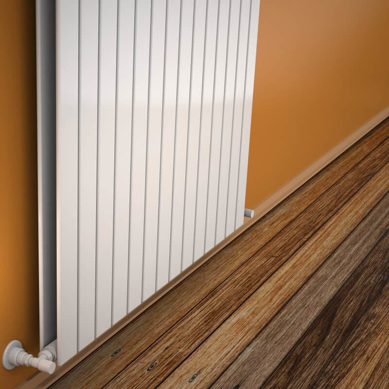 Tip 20V Dekoratif Radyatör 400x1032 Beyaz