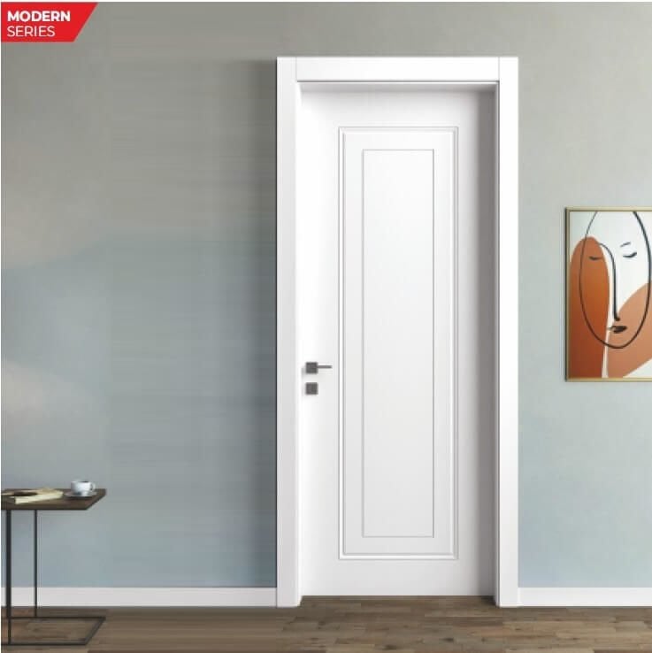 Pvc Kapı Berlin Saten Beyaz