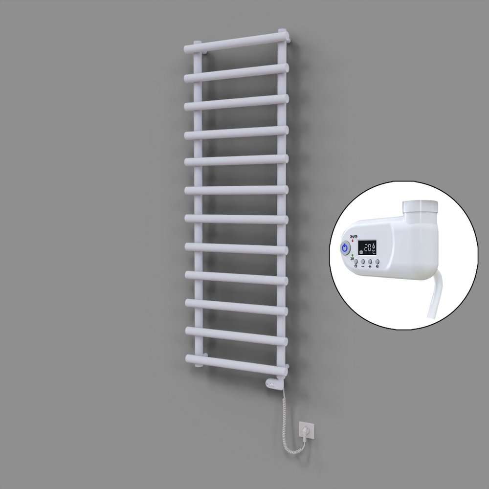 Amazon Dekoratif Elektrikli Havlupan 600x1750 Beyaz (Thesis Termostat) 900W