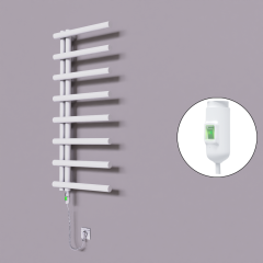 Tuna Dekoratif Elektrikli Havlupan 500x1150 Beyaz (On/Off Düğmeli) 300W