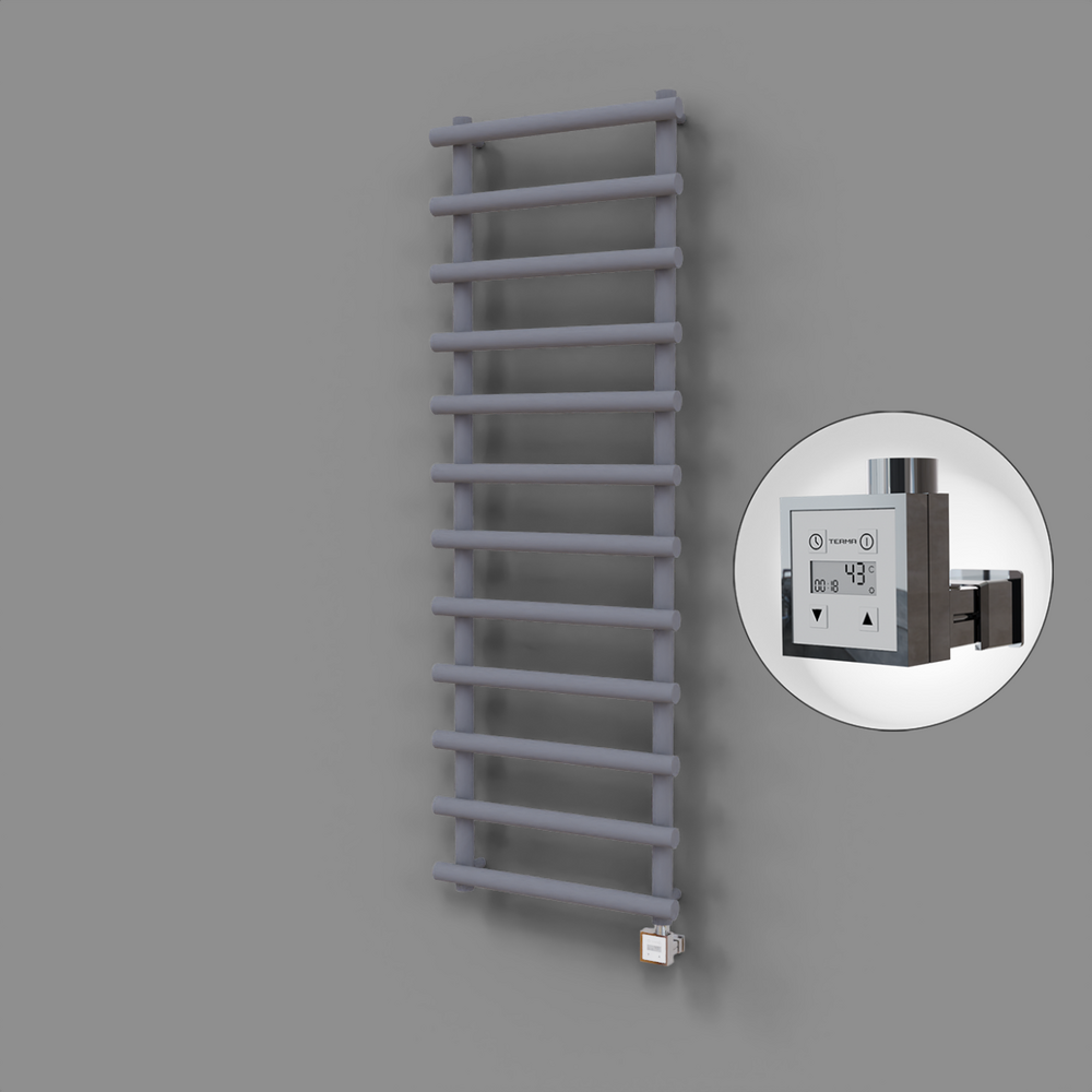 Amazon Dekoratif Elektrikli Havlupan 600x1750 Gri (KTX3 Termostat) 1000W