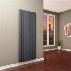 Tip 10V Dekoratif Radyatör 1800x662 Antrasit (Dikey Radyatör)