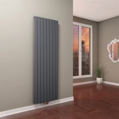 Tip 10V Dekoratif Radyatör 1800x588 Antrasit (Dikey Radyatör)