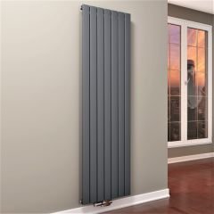 Tip 10V Dekoratif Radyatör 1800x514 Antrasit (Dikey Radyatör)
