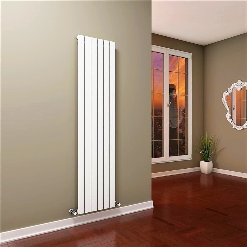 Tip 10V Dekoratif Radyatör 1800x440 Beyaz (Dikey Radyatör)