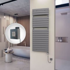 10H Elektrikli Havlupan 600x1550 Antrasit Ktx1 1000 Watt Spiral Kablolu