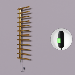 Tuna Dekoratif Elektrikli Havlupan 500x1750 Altın (On/Off Düğmeli) 300W