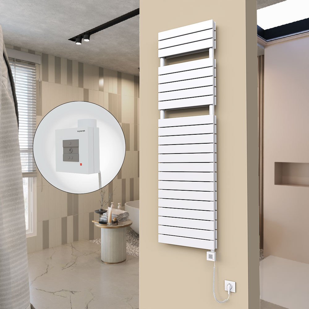 20H Elektrikli Havlupan 500x1772 Beyaz Ktx1 1000 Watt Spiral Kablolu