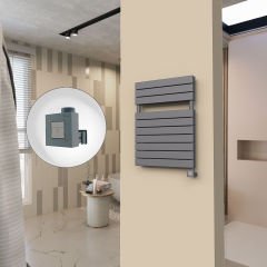 20H Elektrikli Havlupan 600x810 Antrasit Ktx1 1000 Watt