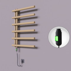 Tuna Dekoratif Elektrikli Havlupan 600x850 Kapuçino (On/Off Düğmeli) 300W