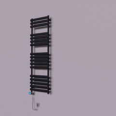 Volga Dekoratif Elektrikli Havlupan 500x1600 Siyah (Musa Termostat) 900W