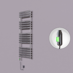 Volga Dekoratif Elektrikli Havlupan 500x1600 Krom (On/Off Düğmeli) 600W