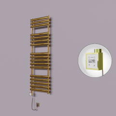 Volga Dekoratif Elektrikli Havlupan 500x1600 Altın (KTX3 Termostat) 600W Spiral Kablolu