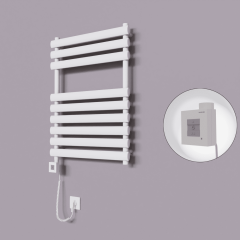 Volga Dekoratif Elektrikli Havlupan 600x800 Beyaz (KTX1 Termostat) 600W Spiral Kablolu