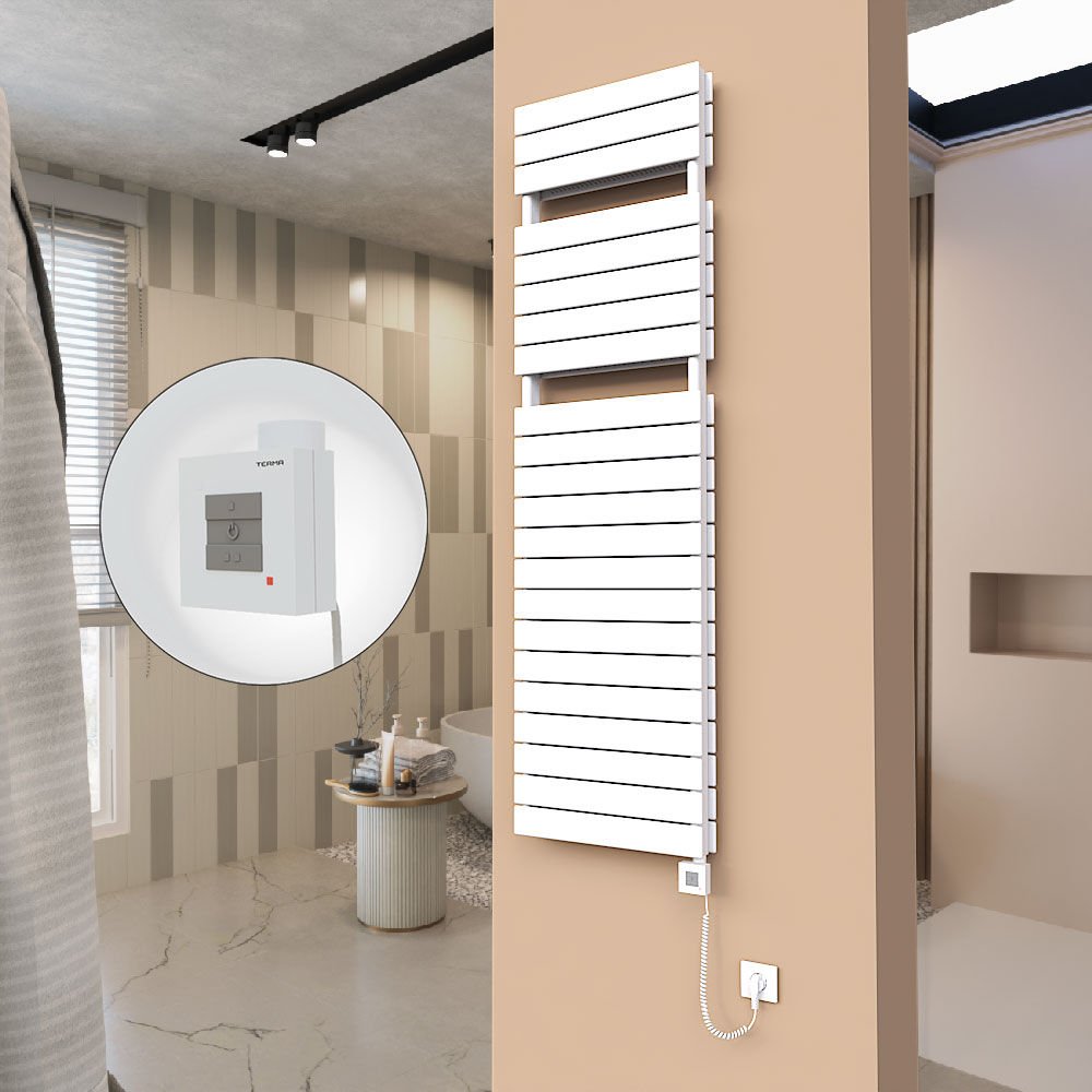 21H Elektrikli Havlupan 500x1772 Beyaz Ktx1 1000 Watt Spiral Kablolu