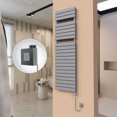 21H Elektrikli Havlupan 500x1772 Antrasit Ktx1 1000 Watt Spiral Kablolu