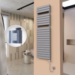 21H Elektrikli Havlupan 500x1772 Antrasit Ktx4 1000 Watt Spiral Kablolu