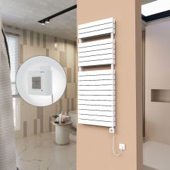 21H Elektrikli Havlupan 600x1550 Beyaz Ktx1 1000 Watt Spiral Kablolu
