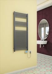 Barbados Elektrikli Havlupan 600 Watt 500x1200 Antrasit (Musa Termostat)