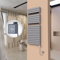 21H Elektrikli Havlupan 600x1550 Antrasit Ktx3 1000 Watt Spiral Kablolu