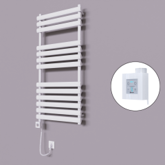 Volga Dekoratif Elektrikli Havlupan 600x1200 Beyaz (KTX4 Termostat) 600W Spiral Kablolu