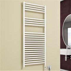 Barbados Elektrikli Havlupan 600 Watt 500x1200 Beyaz (On/Off Düğmeli)