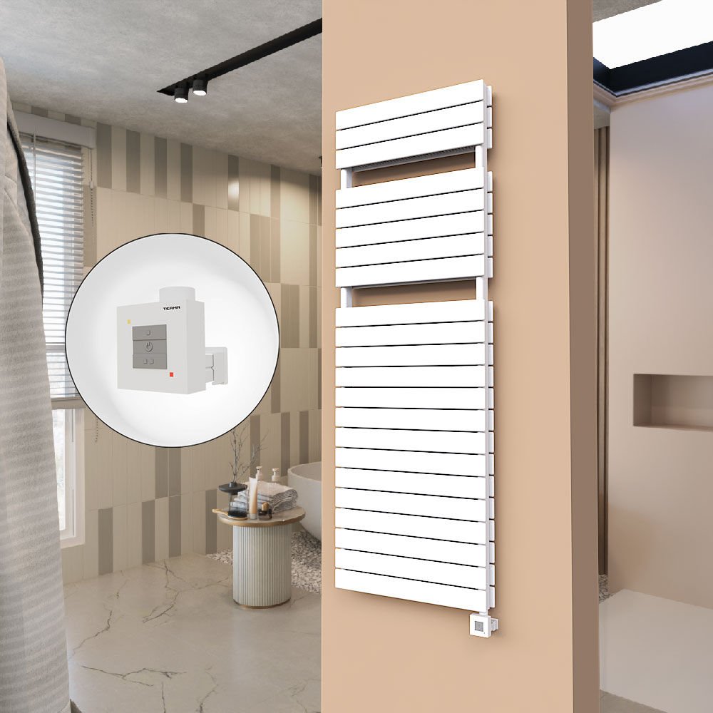 21H Elektrikli Havlupan 600x1772 Beyaz Ktx1 1000 Watt