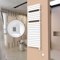21H Elektrikli Havlupan 600x1772 Beyaz Ktx1 1000 Watt Spiral Kablolu