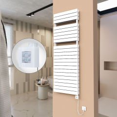 21H Elektrikli Havlupan 600x1772 Beyaz Ktx4 1000 Watt Spiral Kablolu