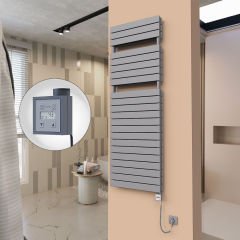 21H Elektrikli Havlupan 600x1772 Antrasit Ktx3 1000 Watt Spiral Kablolu