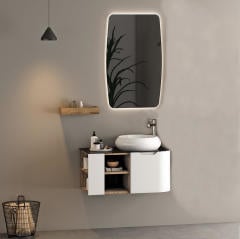 Era 80 cm Banyo Dolabı Dorado Beyaz