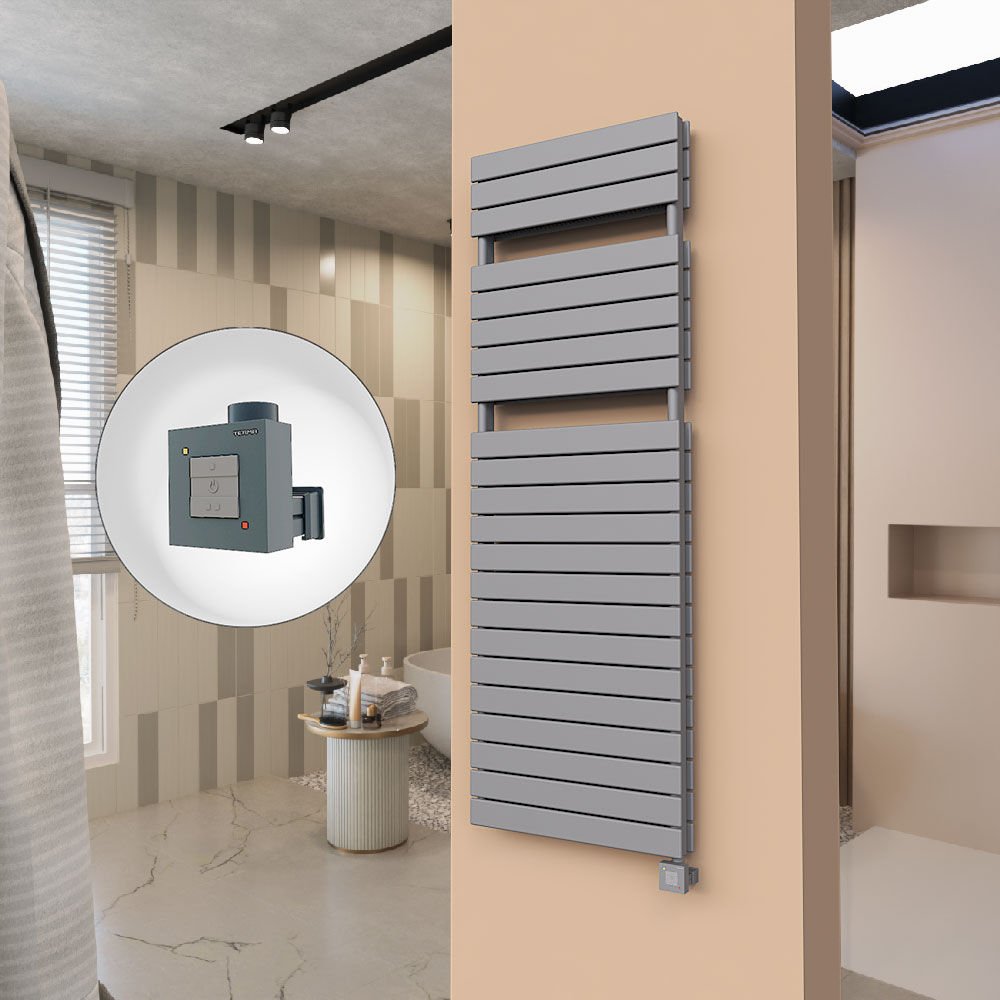 21H Elektrikli Havlupan 600x1772 Antrasit Ktx1 1000 Watt