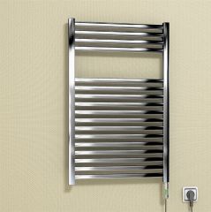 Barbados Elektrikli Havlupan 300 Watt 500x800 Krom (On/Off Düğmeli)