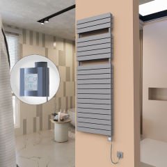 21H Elektrikli Havlupan 600x1772 Antrasit Ktx4 1000 Watt Spiral Kablolu