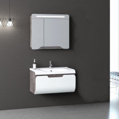 Golf 80 cm Banyo Dolabı Beyaz Berlin