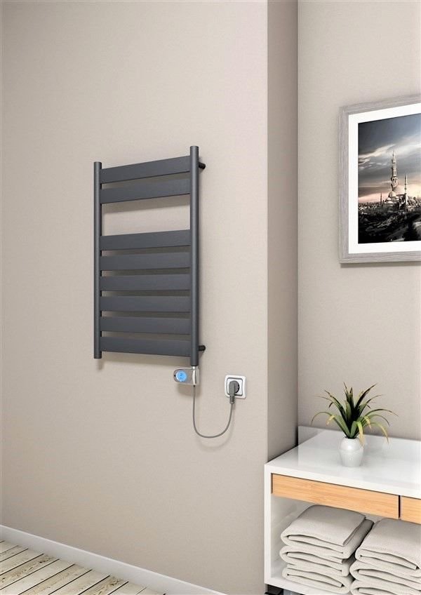 Bora Bora Elektrikli Havlupan 300 Watt 500x800 Antrasit (Musa Termostat)