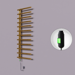 Tuna Dekoratif Elektrikli Havlupan 600x1750 Altın (On/Off Düğmeli) 600W