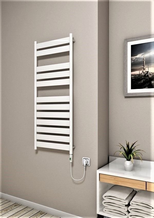 Bora Bora Elektrikli Havlupan 600 Watt 500x1200 Beyaz (On/Off Düğmeli)