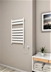 Bora Bora Elektrikli Havlupan 300 Watt 500x800 Beyaz (On/Off Düğmeli)