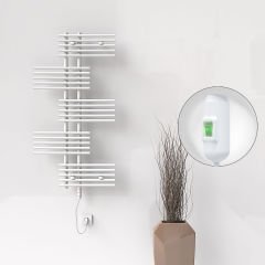 FIJI Elektrikli Havlupan 650x1250 Beyaz (On/Off Düğmeli) 600W